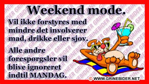 Sjove Billeder God Weekend