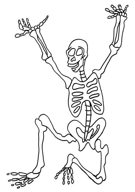 Skeleton Color Pages