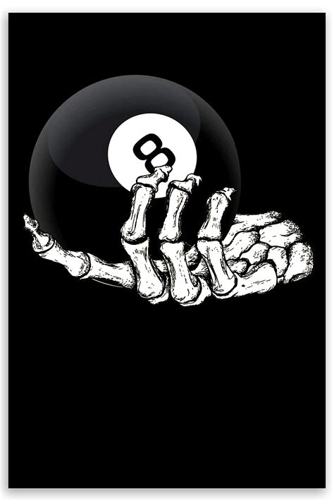 Skeleton Hand Holding Ball Drawing