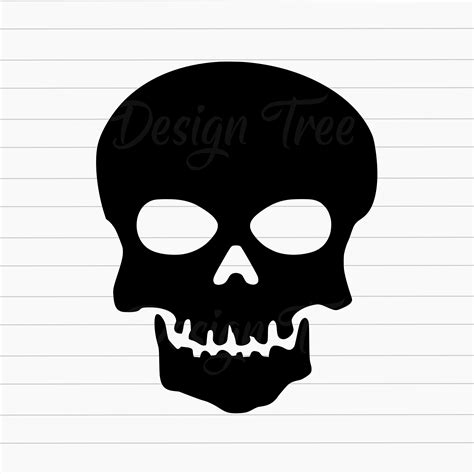 Unleash the Spooky Fun with a Stunning Skeleton Head SVG Design!