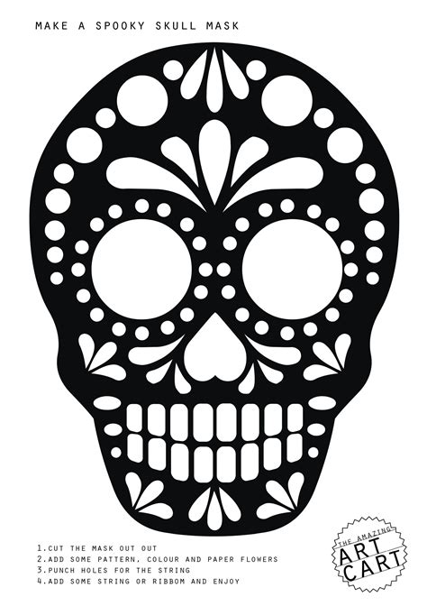 Skeleton Mask Printable