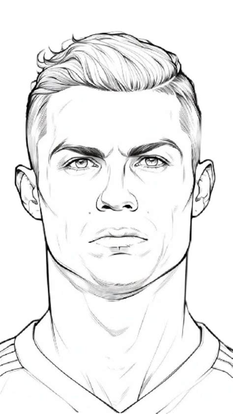 Sketch Ronaldo Cartoon Drawing