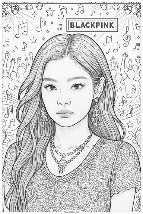 Sketching Blackpink Coloring Pages