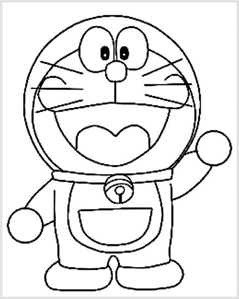 Sketsa Doraemon