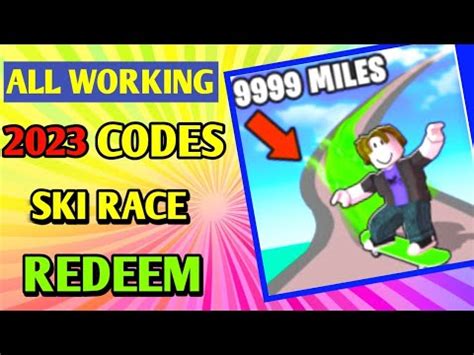 Ski Race Codes - Roblox