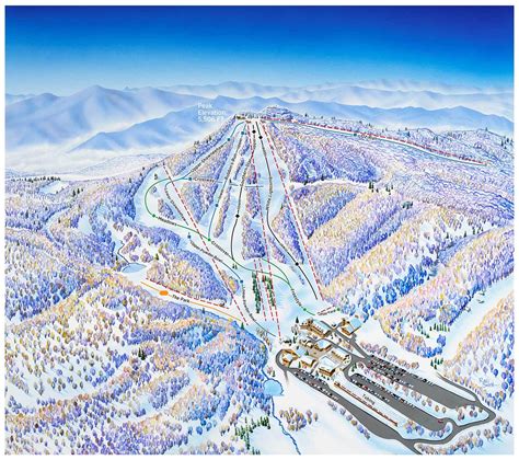 Skiing In Nc Map