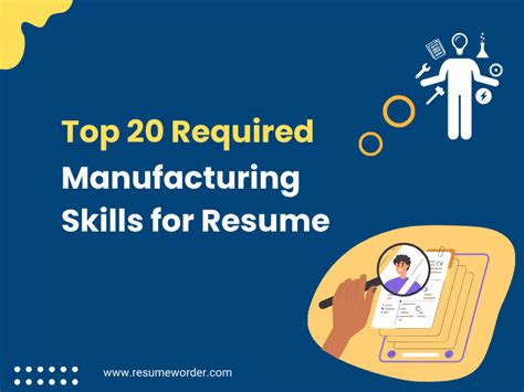 Skills For Resume Manufacturing