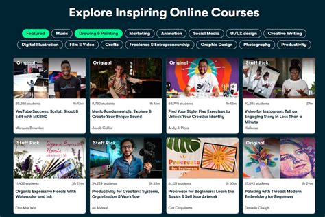 Skillshare alternative to Udemy