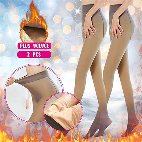 Unleash Your Inner Fashionista with Trendy Skin Color Fleece Leggings