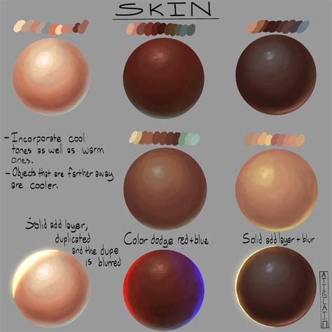 Dive into a World of Radiant Hues: Unleashing the Beauty of Skin Color Palette in Digital Art