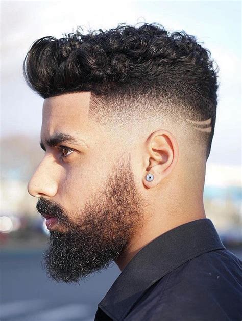 Introducing the Sleek and Trendy Skin Fade with Line: Elevate Your Look with the Latest Haircut Trend!