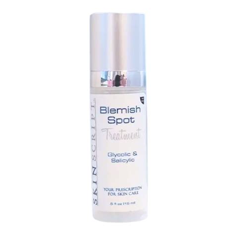 10 words: Say Goodbye to Blemishes with Skin Script Spot Treatment!