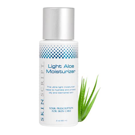 Revitalize and Refresh Your Skin with Skin Script's Light Aloe Moisturizer