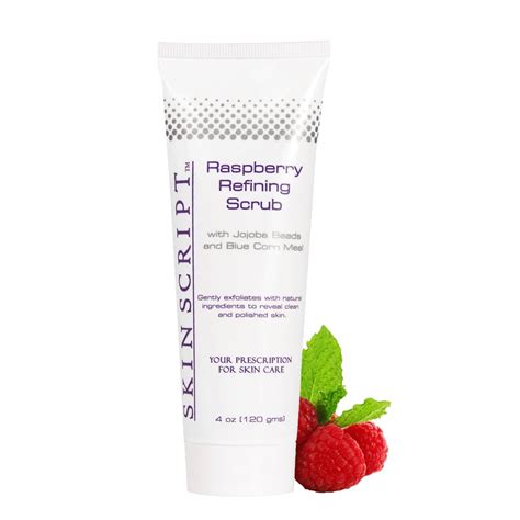 Fruity Bliss for Flawless Skin: Indulge in Skin Script's Raspberry Refining Scrub