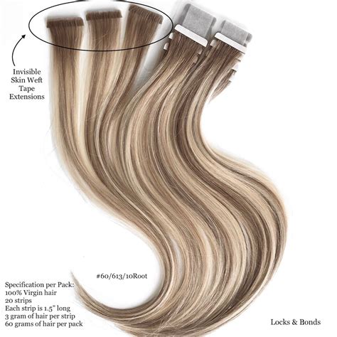 Discover the Secret to Shimmering Locks with Skin Weft Tape Extensions!