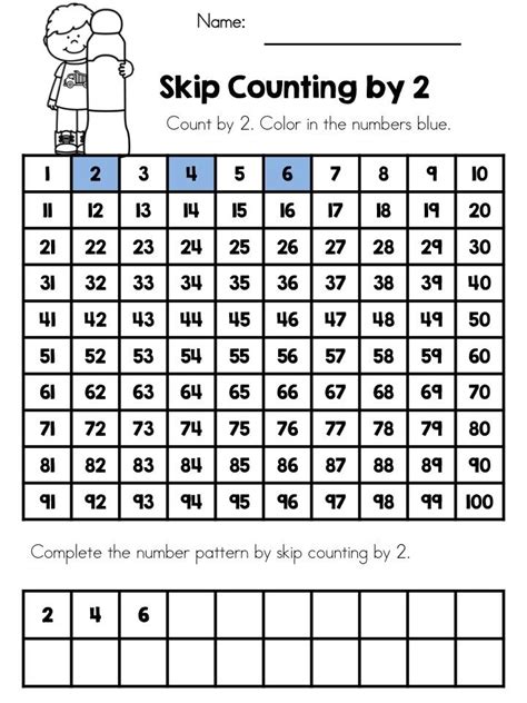Skip Counting by 2 – Count by 2s Worksheet Second Grade - Lesson Tutor
