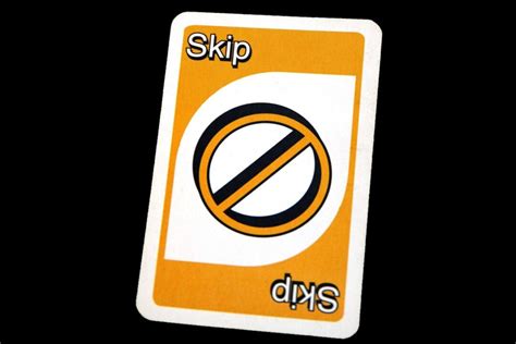 Skip Uno Stop Card
