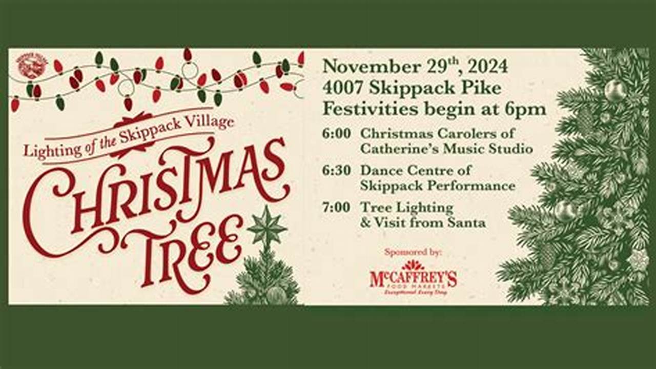 Skippack Tree Lighting 2024