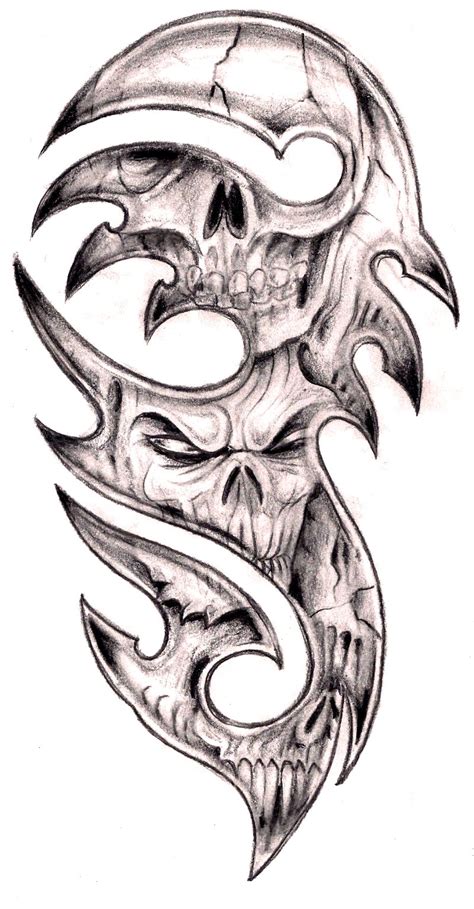 Tribal Skull Tattoo Designs Tattoo DesignsFarel Tattoo