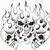 Skull Fire Tattoo Designs