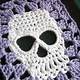 Skull Granny Square Crochet Pattern Free