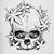 Skull Pot Leaf Tattoo Designs