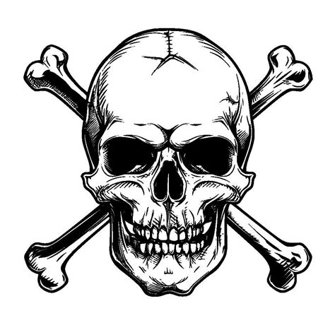 Sail the Seas in Style with Our Free Skull and Crossbones SVG - Add Some Swashbuckling Flair to Your Designs!