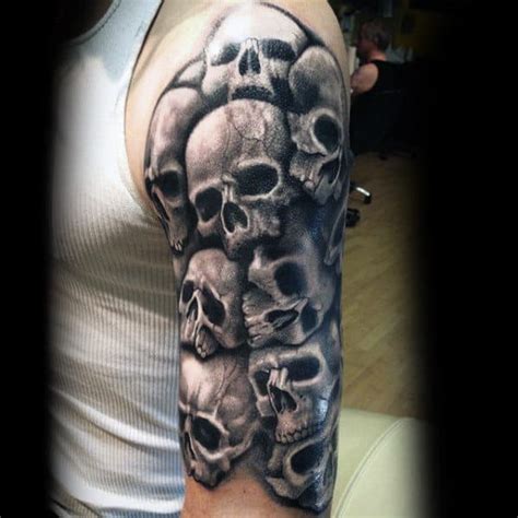 Pin by Darren Badolato on Ink I like Skull sleeve