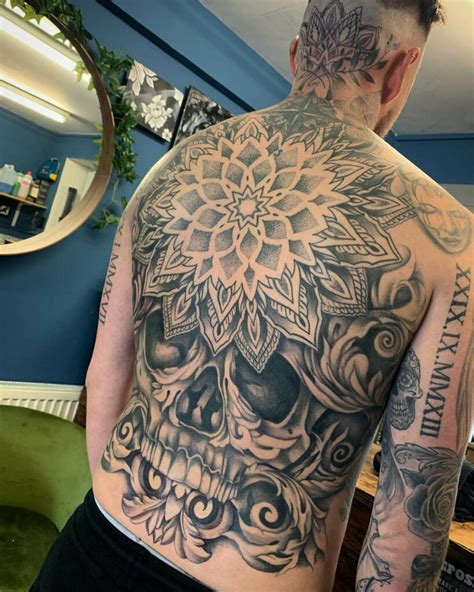 Skull Back Tattoos