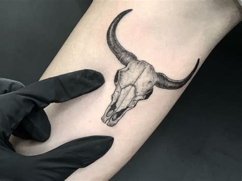 Skull Bull Tattoo