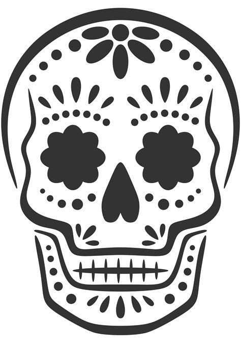 Skull Pumpkin Stencils Free Printable