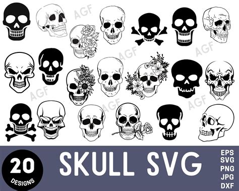 Unleash Your Creativity with Stunning Skull SVG Images - elevate Your Designs Now!
