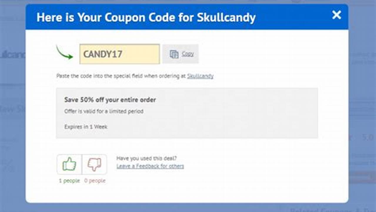 Skullcandy Discount Code 2024