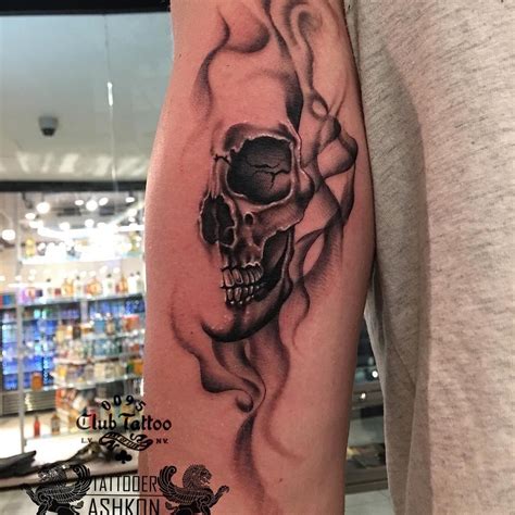 Skulls In Smoke Tattoo