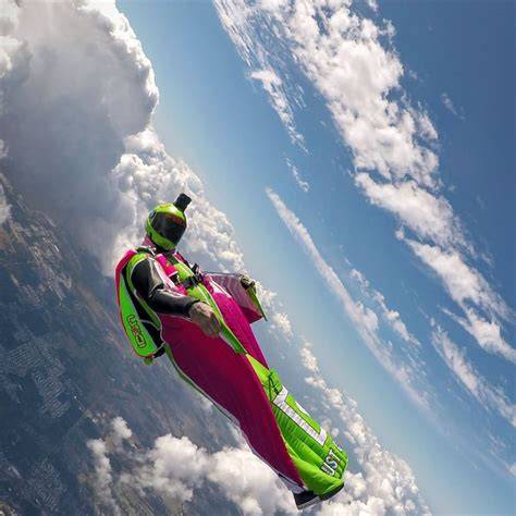 Skydiving adrenaline rush
