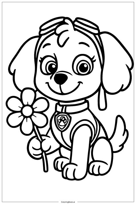 Skye Coloring Page