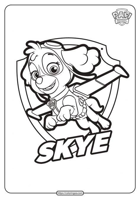 Skye Coloring Pages
