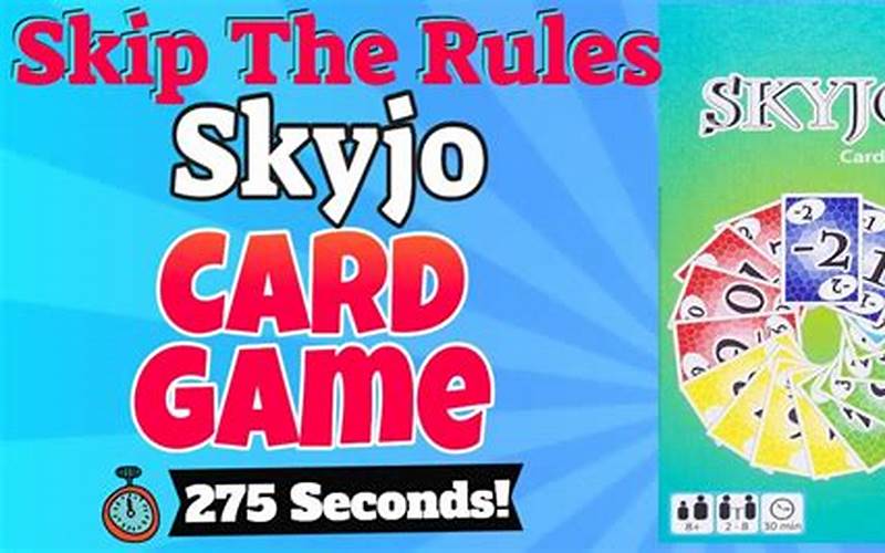 Skyjo Card Game Play