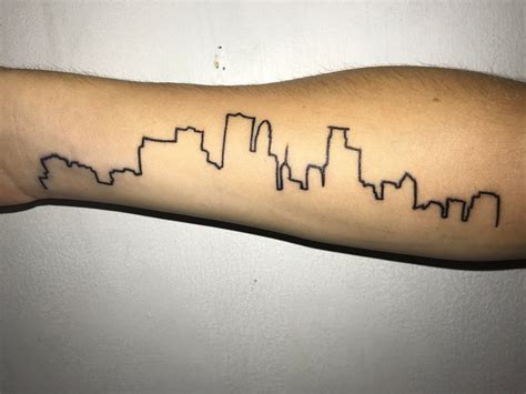 My Chicago skyline tattoo Chicago skyline tattoo
