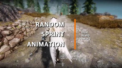 Master Dual Wielding in Skyrim with the Epic Sprint Animation: A Guide