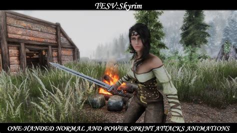 Unleash Your Warrior Spirit with Skyrim's Power Attack Animation Mod