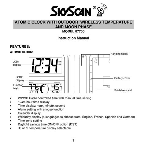 Never Be Late Again: Master Time with Quick & Easy Skyscan Atomic Clock Instructions