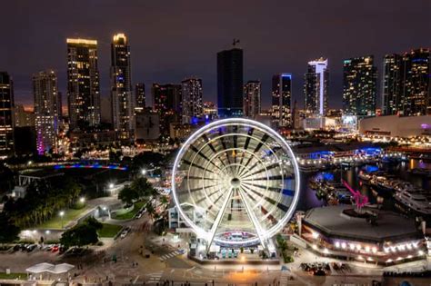 Skyviews Miami Observation Wheel Night