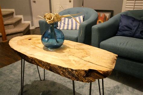 Arbor Exchange Reclaimed Wood Furniture Redwood Slab Coffee Table