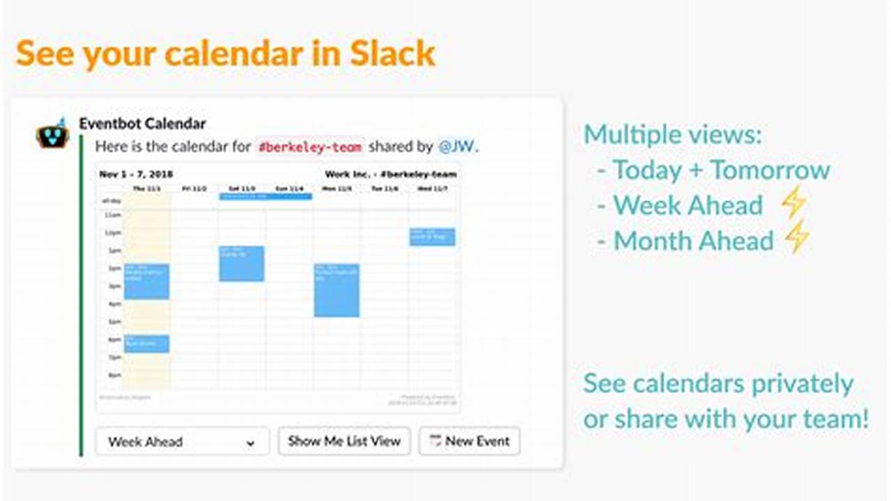 Slack Calendar Plugin