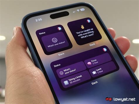 Slack adds four new iOS widgets