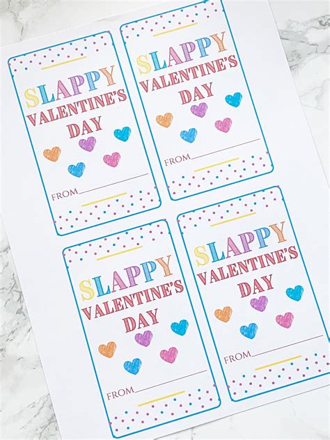 Slappy Valentine's Day Free Printable