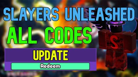 Slayers Unleashed Codes 2023