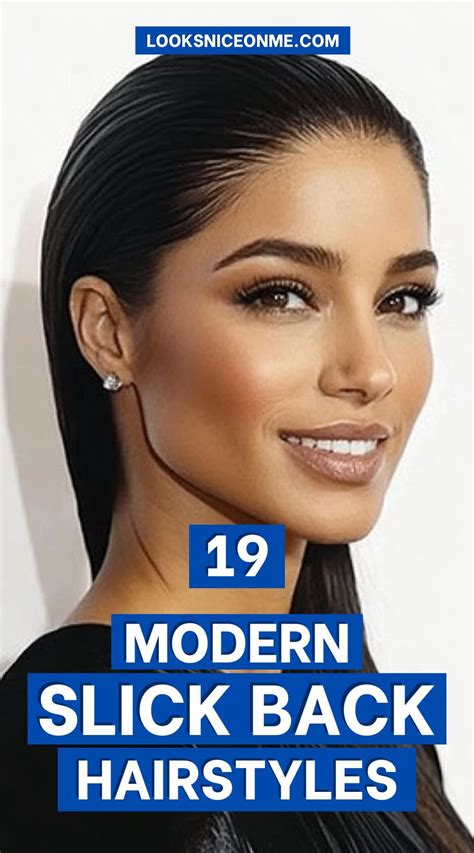 Sleek, Straight Back Hair