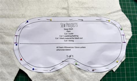 Sleep Mask Pattern